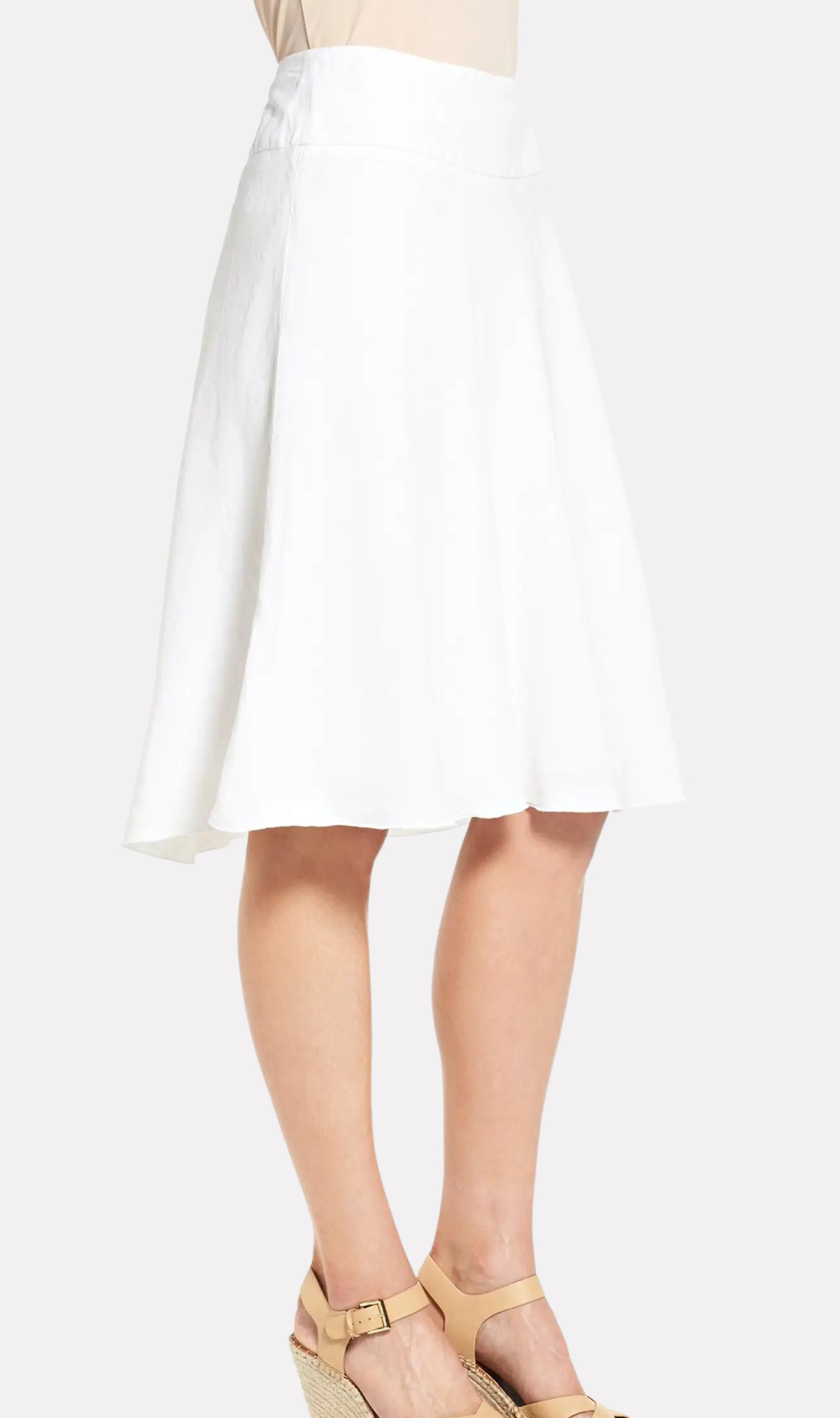 Knee length linen clearance skirts